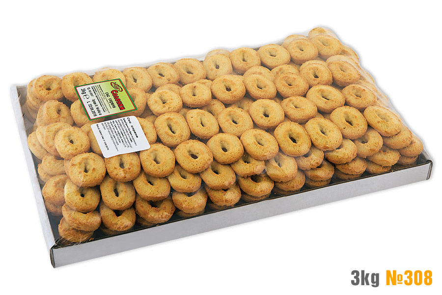 Shortbread rings with white cheese 4